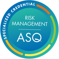 ASQ Risk Management Specialized Credential badge