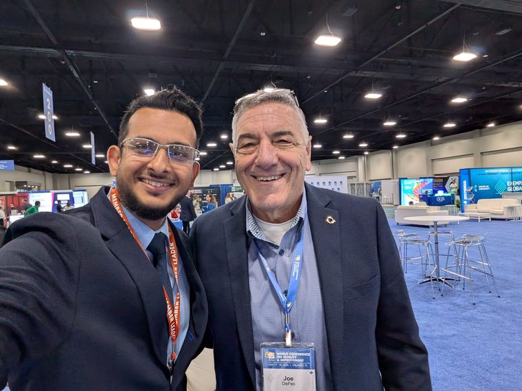 Jayet Moon with Joe DeFeo at ASQ